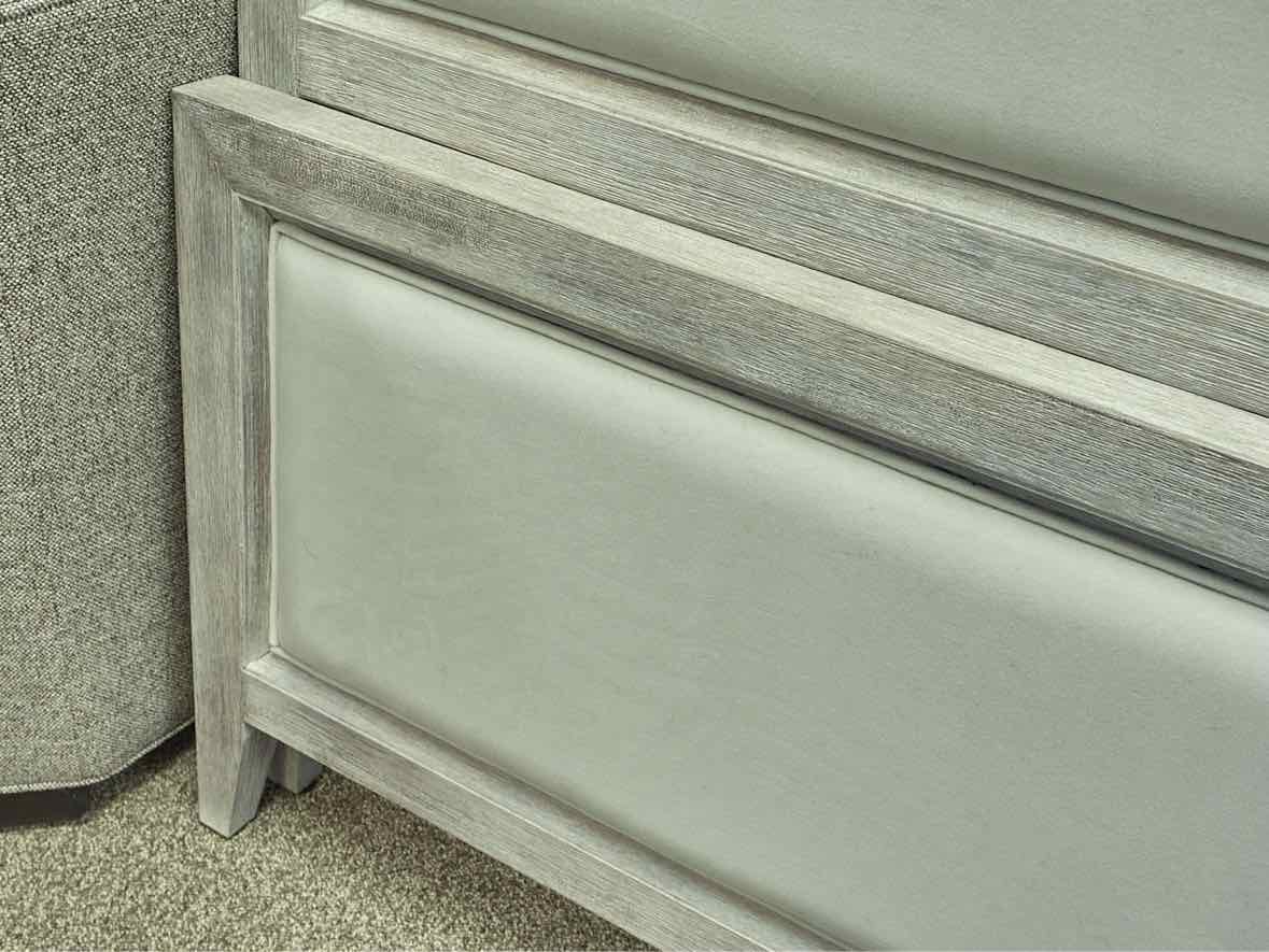 Bassett Savoy Collection King Upholstered Panel Bed