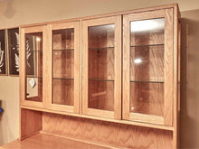 Lydon Furniture Oak China Cabinet with Glass Doors