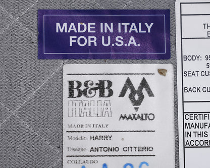 B&B Italia Brown Leather Chair