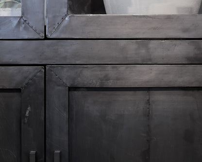 Restoration Hardware 'La Salle' Metal-Wrapped Cabinet