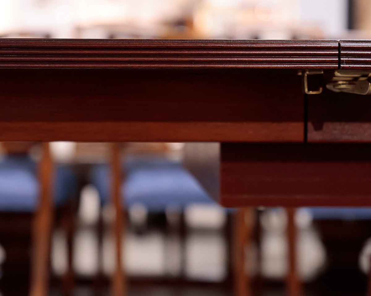Stuart Swan Traditional Banded Mahogany Dining Table