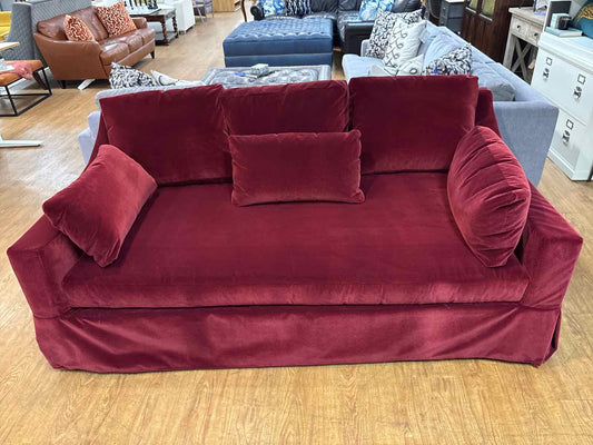 Pottery Barn 'York' Slipcovered Deep Sofa