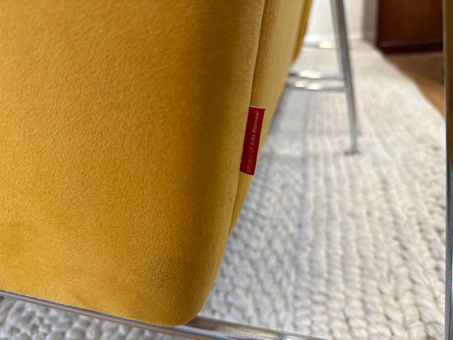 Fritz Hansen Pair of Series 3300 'Easy' Chairs by Arne Jacobsen