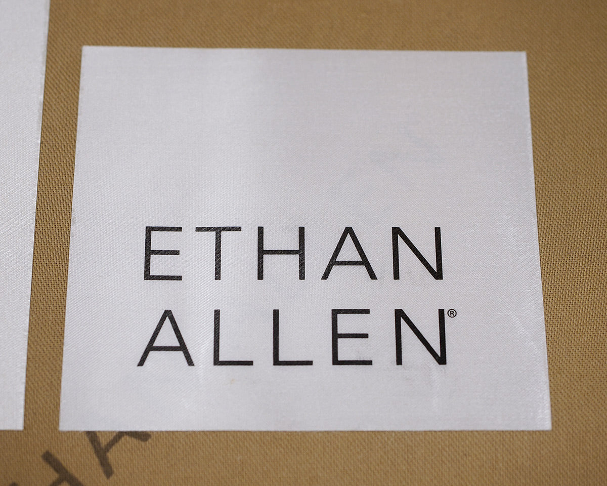 Pair of Ethan Allen Geometric Chairs