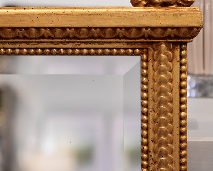 Vintage La Barge Gold Gilt Triptych Mantel Mirror