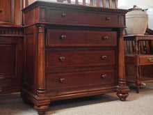 Thomasville Mahogany Finish Empire Style Bachelor's 4 Drawer  Chest