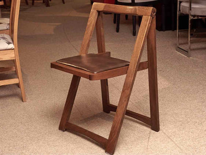 Cherry Drop Leaf Table  On Casters & 4 Chairs