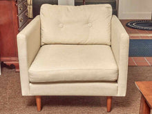 Anton 'Limestone'  Linen & Cotton Lounge Chair
