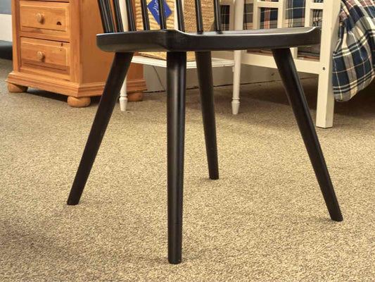 Gat Creek Jenna Dining Chair in Maple with Classic Black Finish