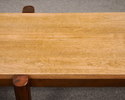 Wooden Teak and Acacia Wooden Bench