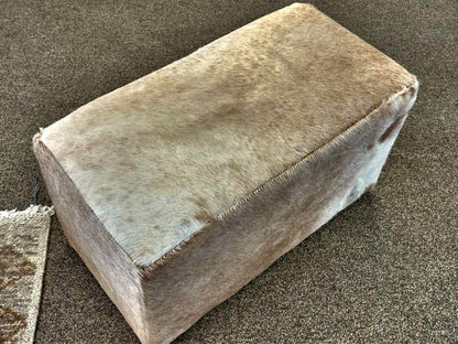 Restoration Hardware 'Cooper' Hair on Hide Ottoman