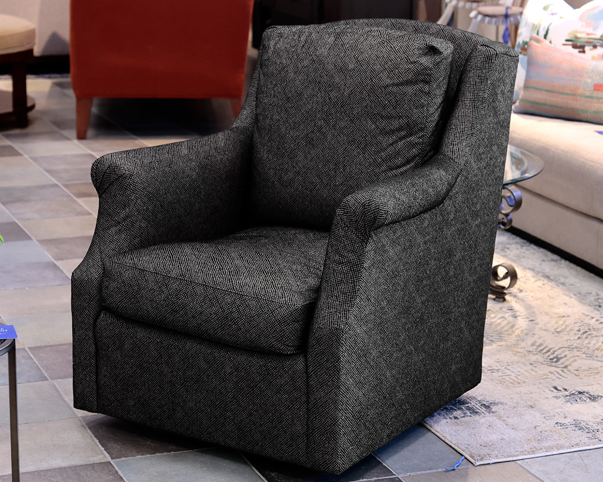 Sherrill Furniture Custom Upholstered Swivel Chair