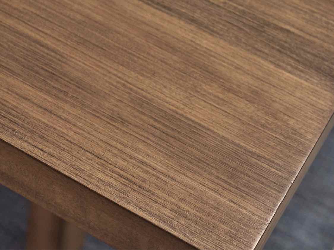 Saloom Furniture Quincy XL Dining Table in Nantucket Finish & Steel