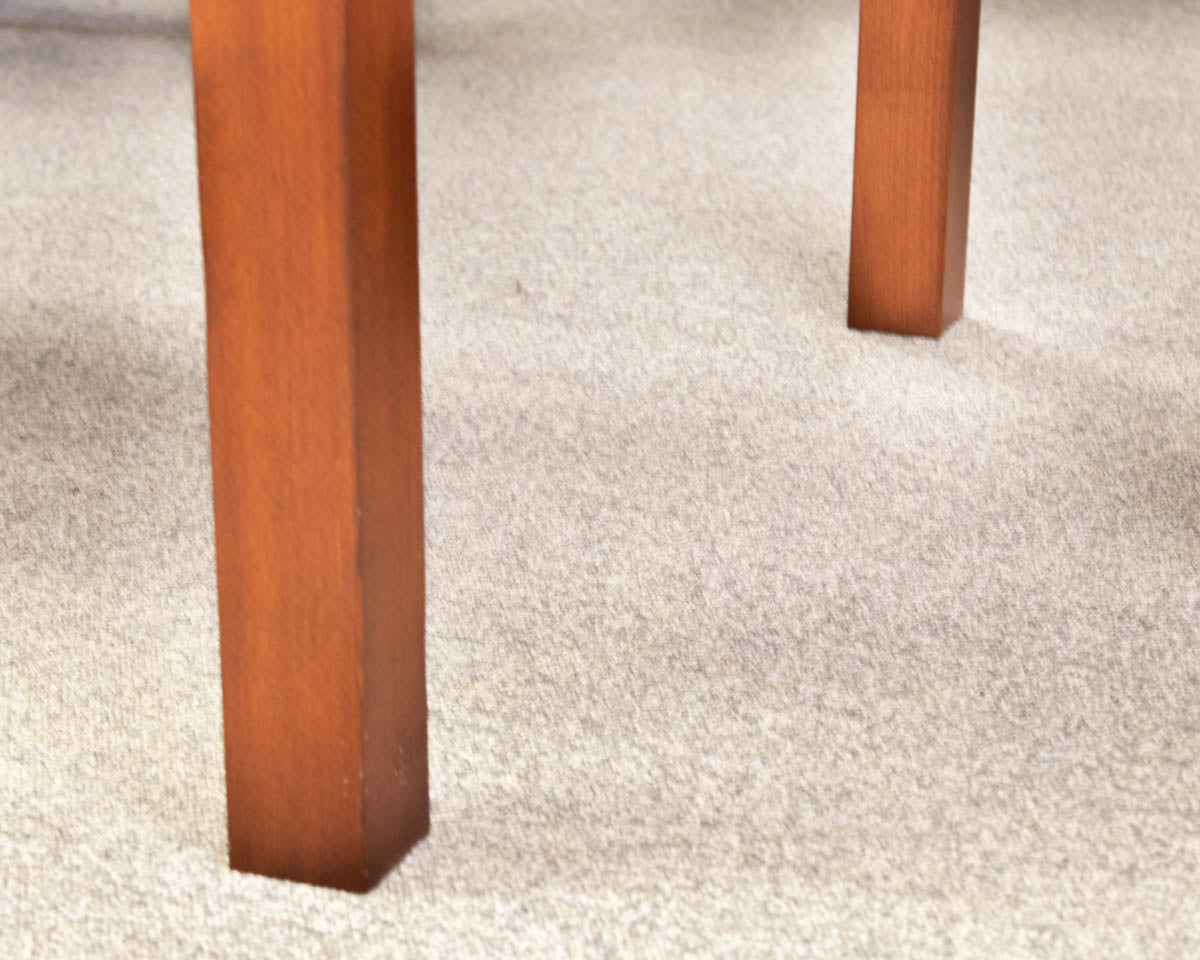 Circle Furniture Mahogany Wood Finish Mission Style Dining Table