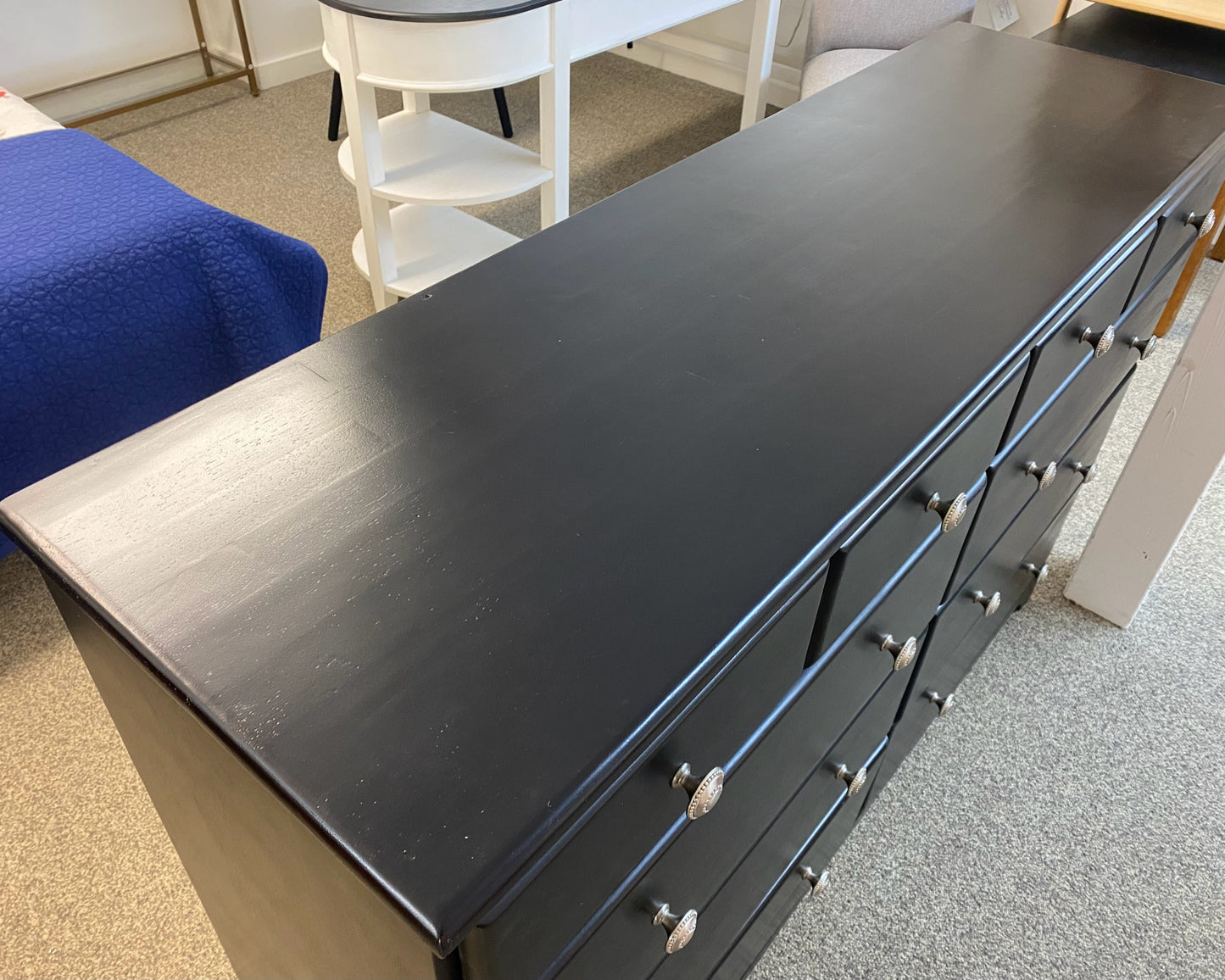 Black Ten Drawer Dresser