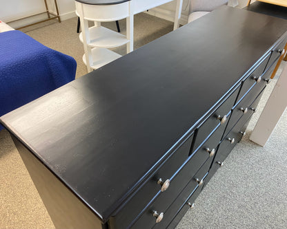 Black Ten Drawer Dresser