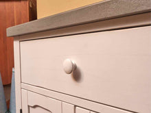 White Finish 4 Door Sideboard