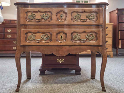 Late 19th Century Louis XV Provincial 2 Drawer Chest