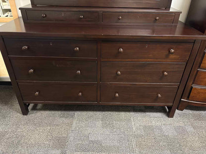 Pottery Barn 'Farmhouse' 6-Drawer Dresser w/ Mirror