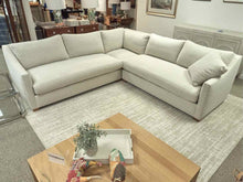 Bradford 3-Piece Slope Arm Sectional in Linen