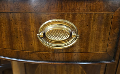 Drexel Inlaid Demilune w/ Key