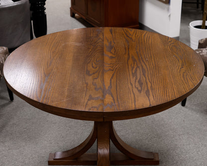 Dark Oak pedestal Dining Tables