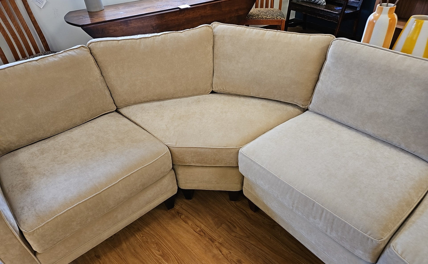 Rowe 3-Piece Curved Sectional