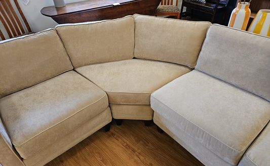 Rowe 3-Piece Curved Sectional