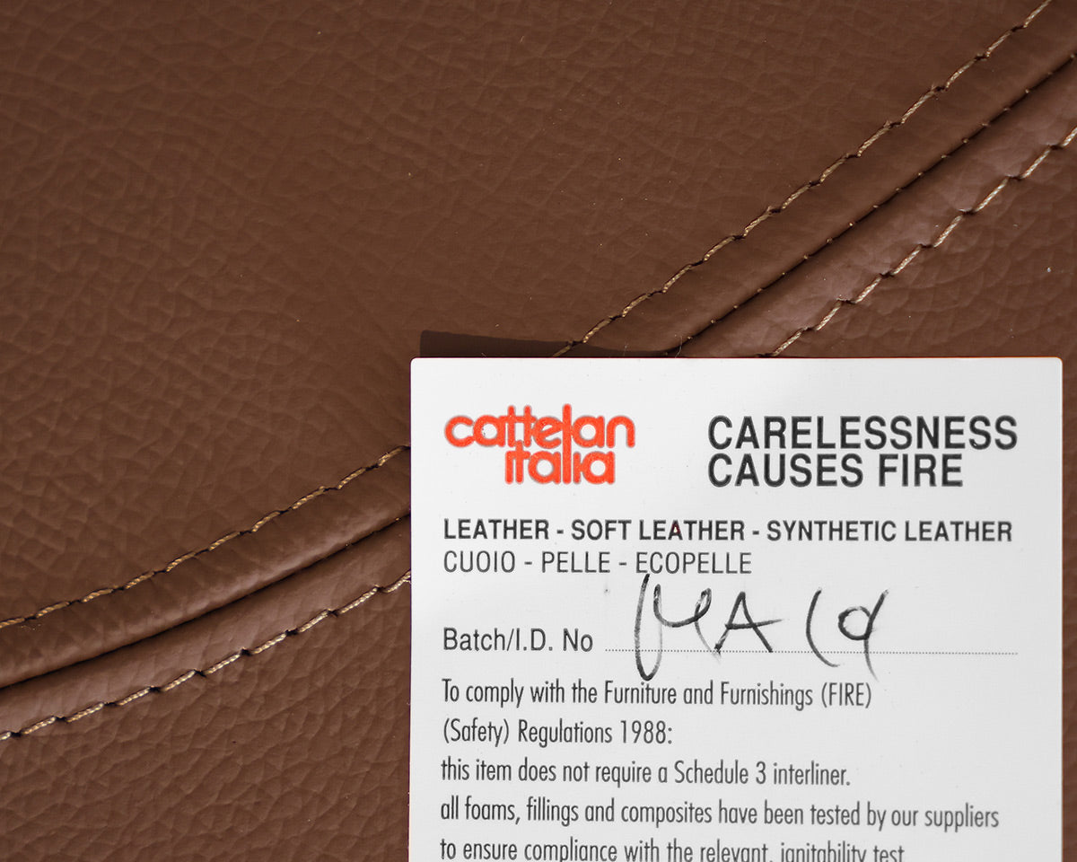Cattelan Italia Mocha Leather Chaises