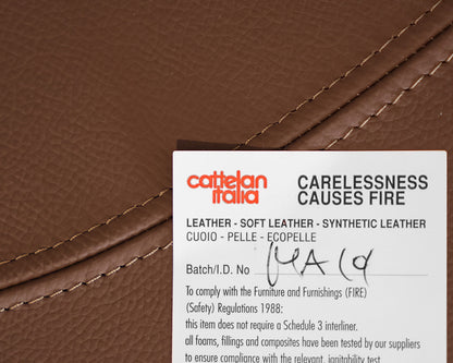 Cattelan Italia Mocha Leather Chaises