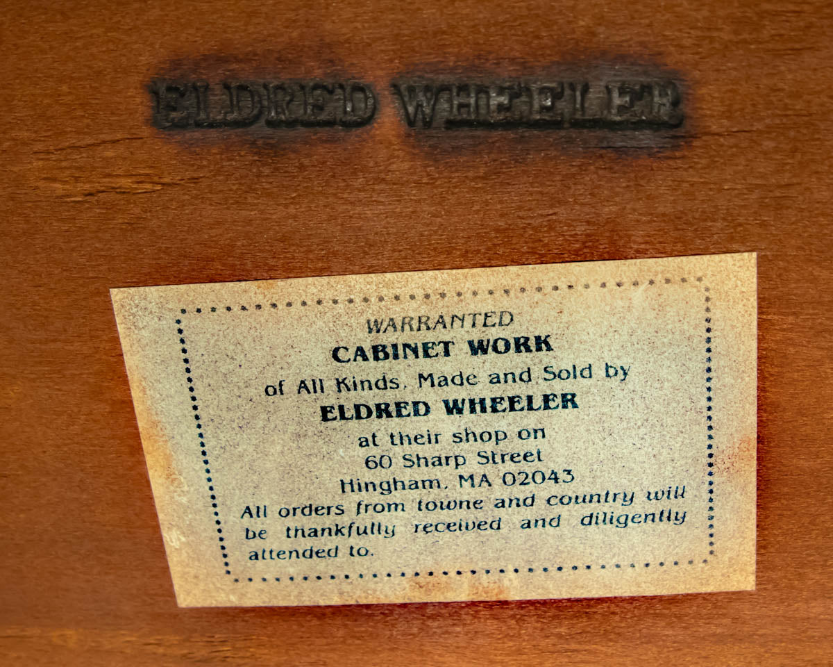 Eldred Wheeler Cherry 'Sheraton Tall' King Canopy Bed