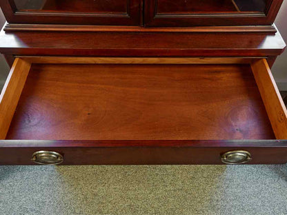 Drexel Mahogany China Cabinet W/ Glass Doors