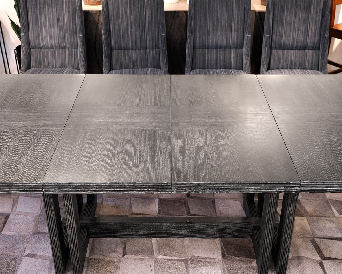 Charcoal Gray Dining Table