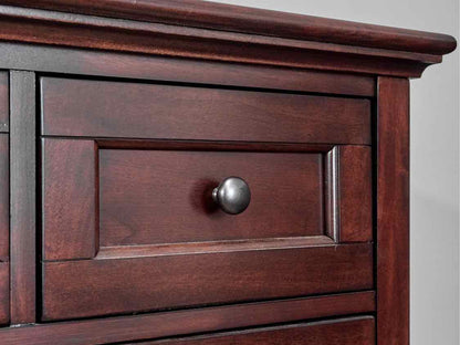Espresso 10 Drawer Dresser & Mirror