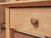 Vermont Tubbs Solid Ash Natural Finish 1 Drawer  Nightstand