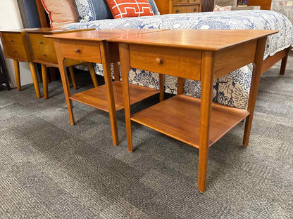 Circle Furniture Pair of Mid-Century Nightstand