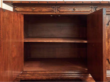 Alderwood Baroque Style 4 Drawer 4 Door with Ornate Carvings Server