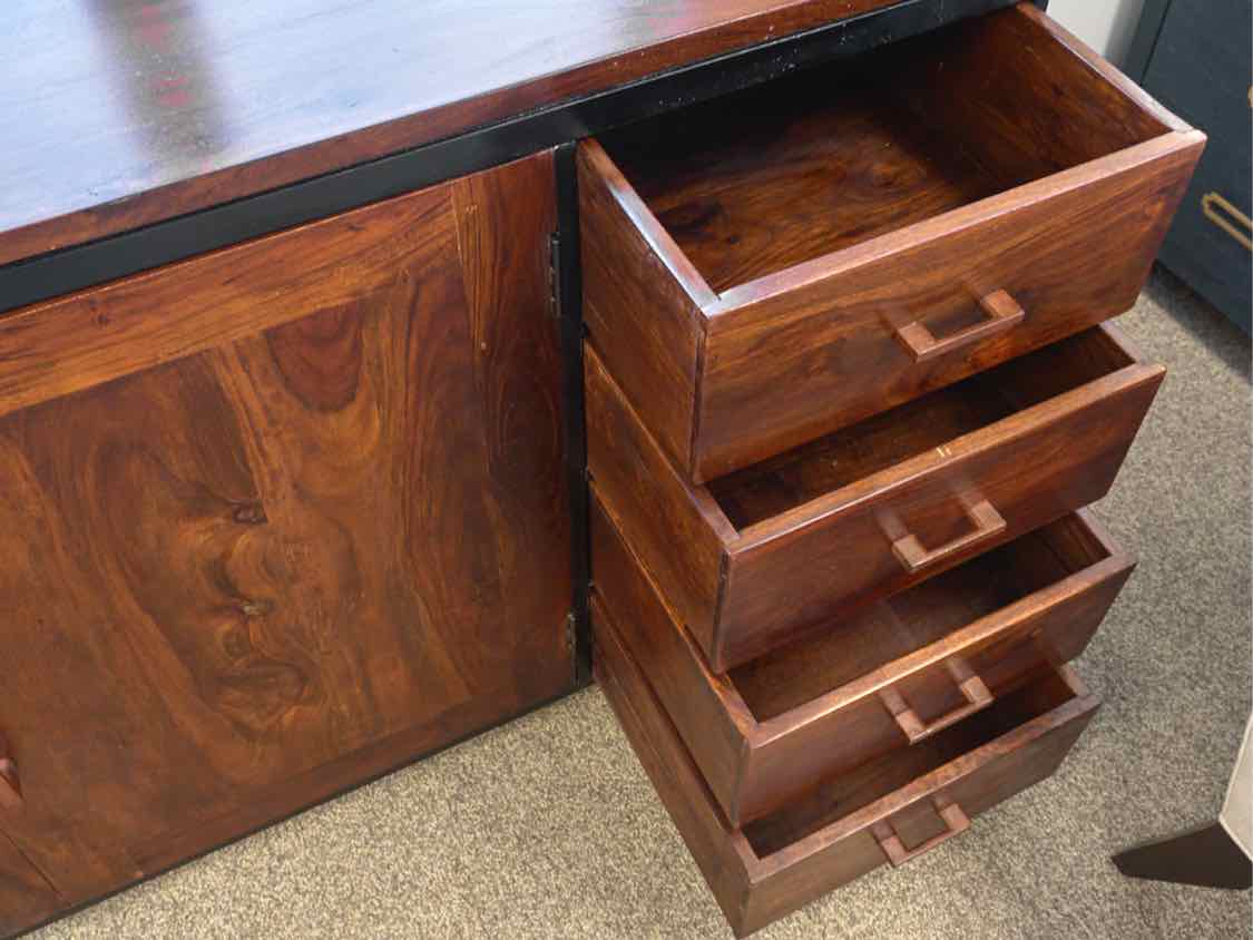 Mohr & McPherson Two Tone Elm Wood Sideboard