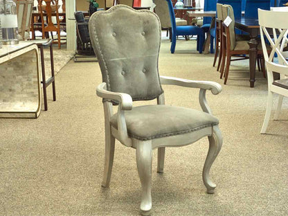 Universal Grey Driftwood Finish Table & 8 Chair Set