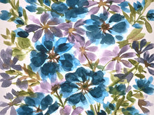 " Flower Market " Blue Blooms