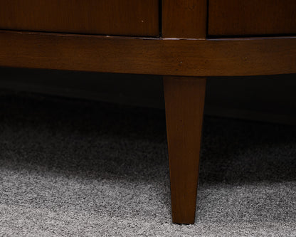 Demilune Table With Stone Top