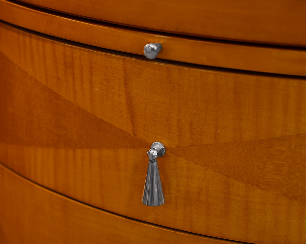 Pair of Michael Vanderbyl for Baker Furniture Archetype Oval Nightstands