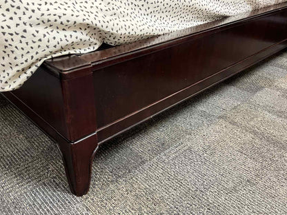 Ethan Allen Espresso King Bed