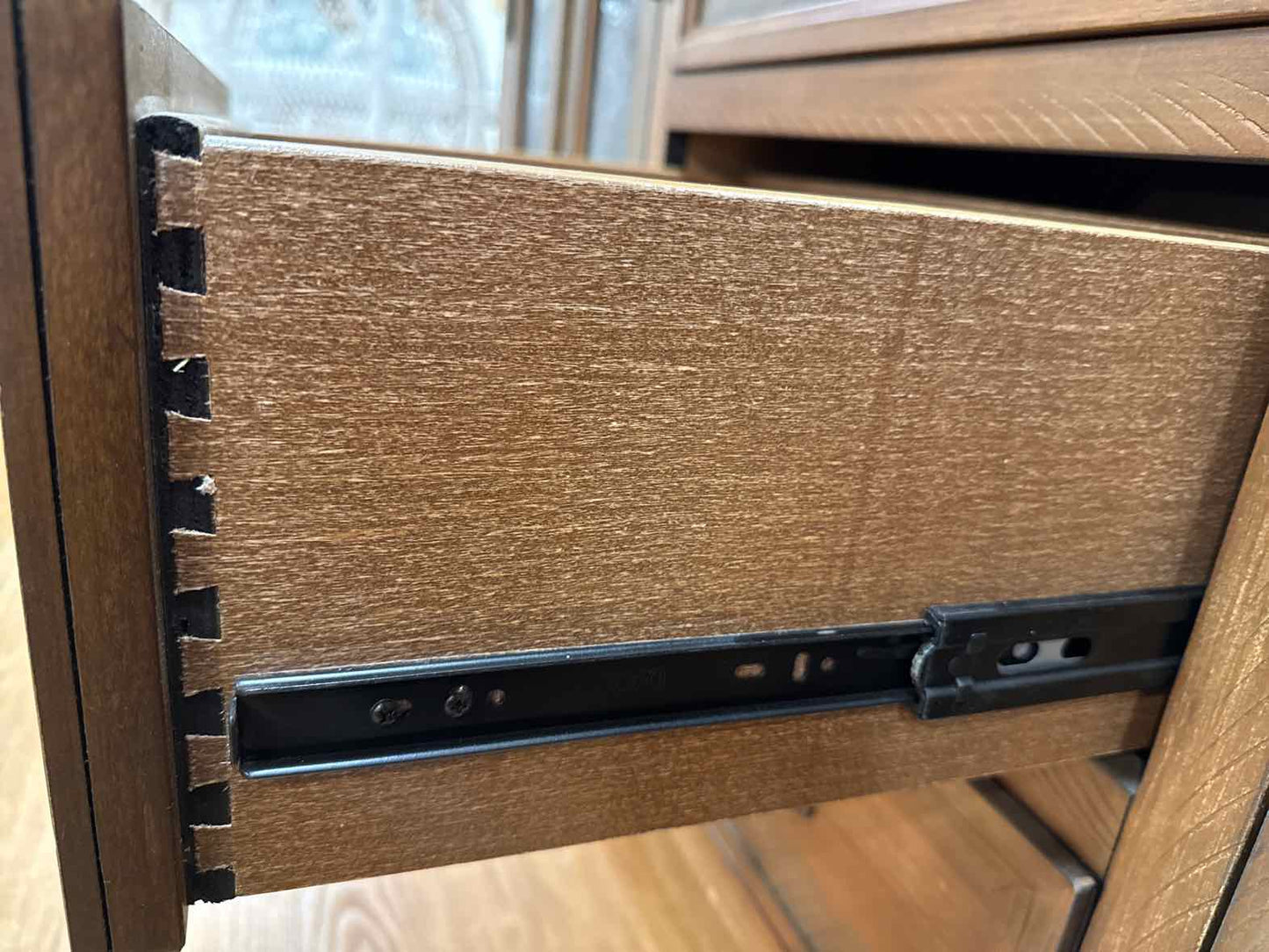 Industrial Rustic Sideboard On Casters