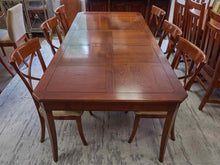 Roche Bobois Cherry Dining Table & Set of Six Chairs