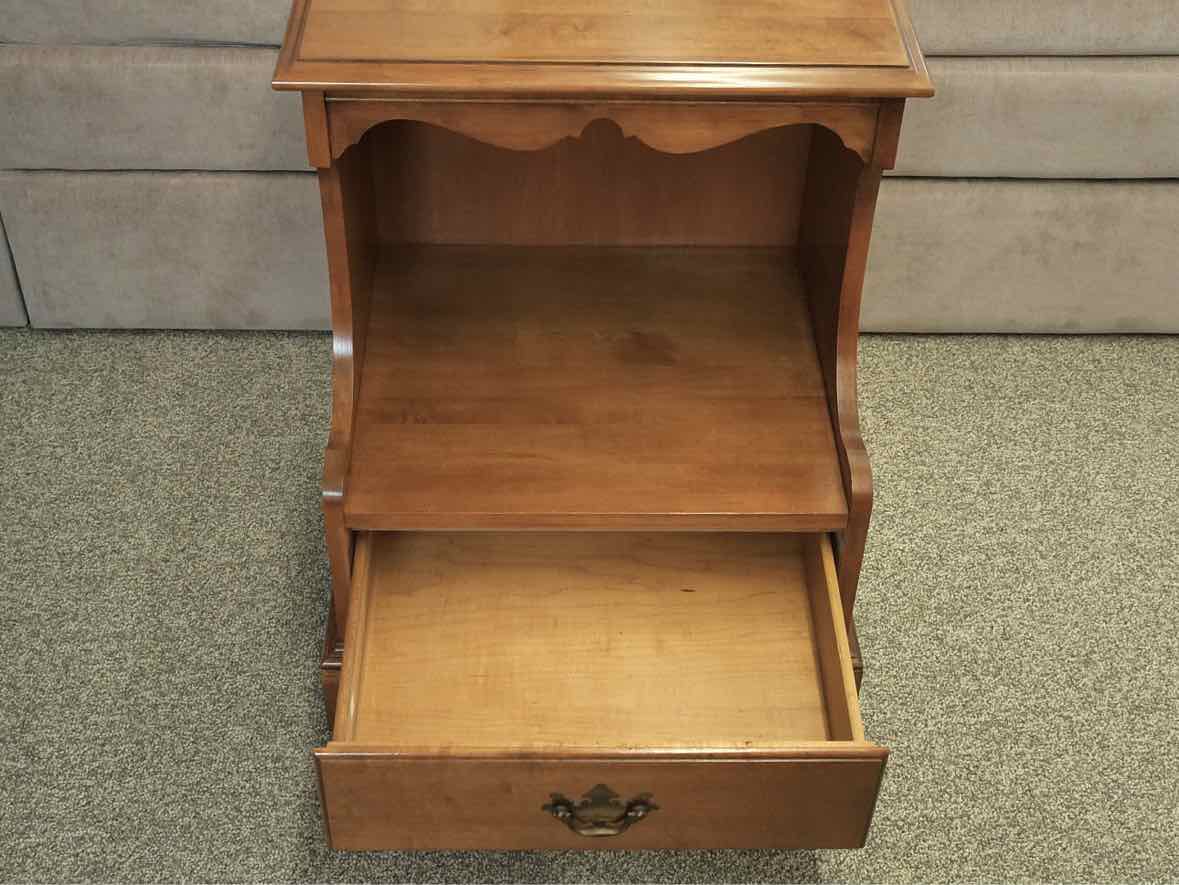 solid Maple Nightstand  w/ Drawer