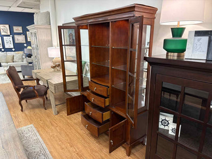 Lighted Cherry China Cabinet