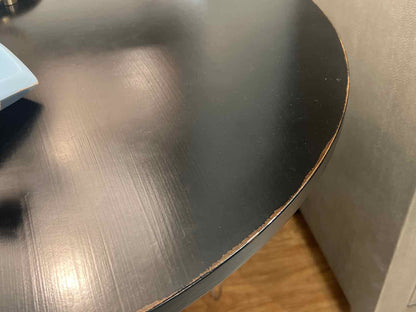 Crate & Barrel Black Empire Side Table