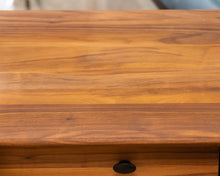 Crate & Barrel 'Kendal' Walnut 2 Drawer & 1 Door Credenza