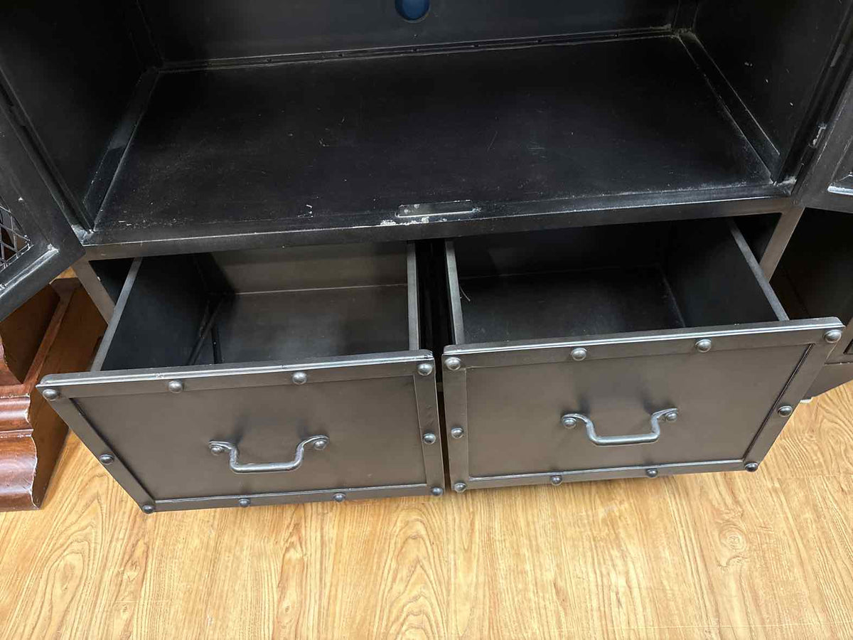 RH Vintage Industrial Steel Cabinet